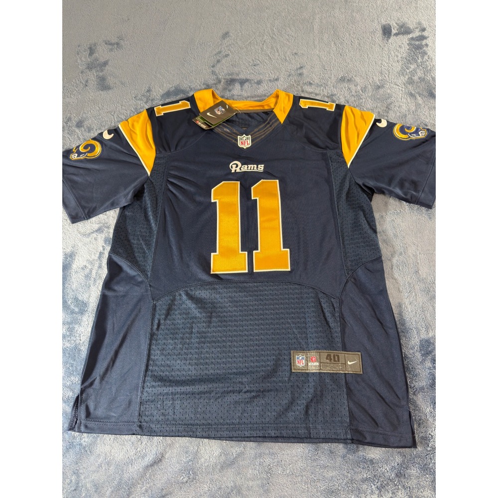 Nike St. Louis Rams Jersey Mens 40 Navy NWT Tavon Austin 11 On Field Stitched